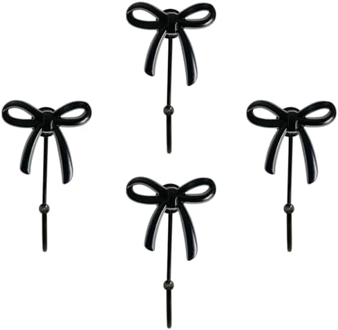 Bow Wall Hook 4 pcs Decorative Wall Hooks by RR-RUOSHUI