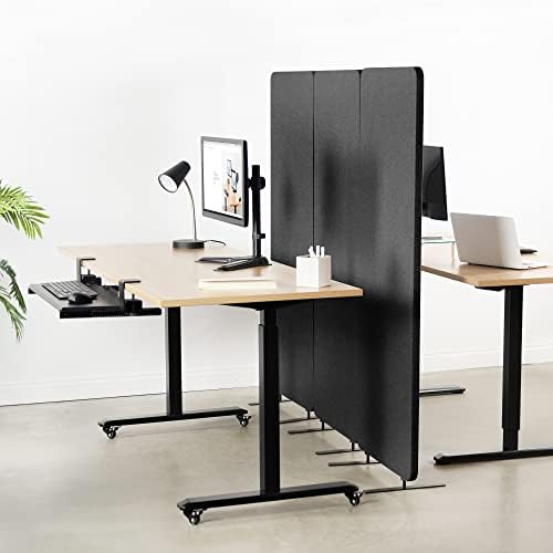 VIVO Dark Gray Freestanding 24 x 66 inch Privacy Panel, PP-1-T024D - Image 6