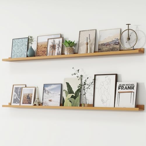 Picture Ledge Shelf, Long Floating Shelves by FLYJOE