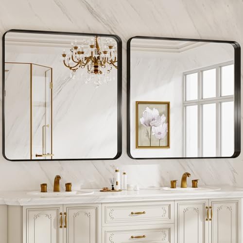 36 Inch Brushed Bathroom Mirrors - Image 3