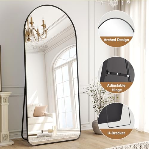 Arched Full Length Mirror 64"x21" - Image 3