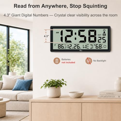 WallarGe 14.5” Atomic Clock - Image 2