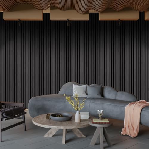 Art3dwallpanels Wood Slat Wall Panel, Smoky Wood, 2 Pack - Image 5