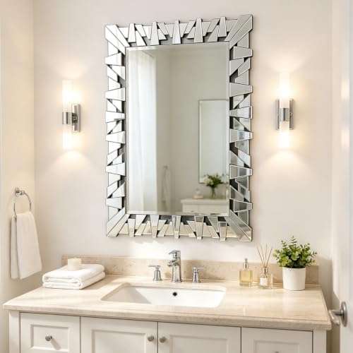 40" x 28" Large Wall Mirror - Image 4