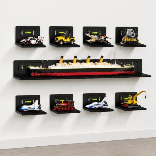 12 PCS Building Blocks Display Shelf Wall Mounted by Unknown