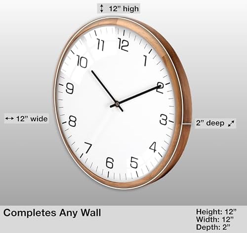 Driini Analog Dome Glass Wall Clock - Image 4
