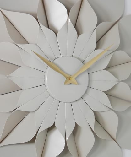 ARCHI Floro - The Blooming Elegance Grey Flower Wall Clock - Image 3