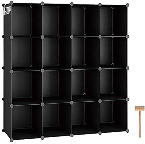 C&AHOME 16 Cube Storage Organizer Cube Shelves Units Storage Cubes by CAHOME