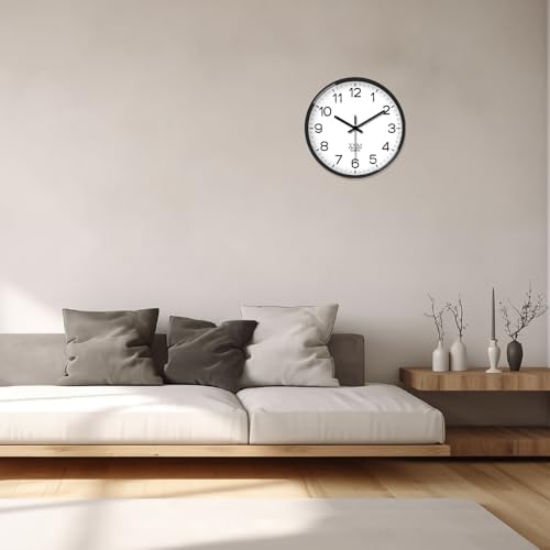 XNM 2 Pack Wall Clock 8 Inch Wall Clocks Battery Operated - Image 2