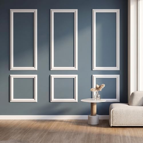 3 Set Panels Peel and Stick Premade Wainscoting Accent Wall Panels by KTINITK