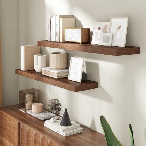 40 Inch Floating shelves for Wall, 8 Inch Deep, Invisible Brackets - Image 2