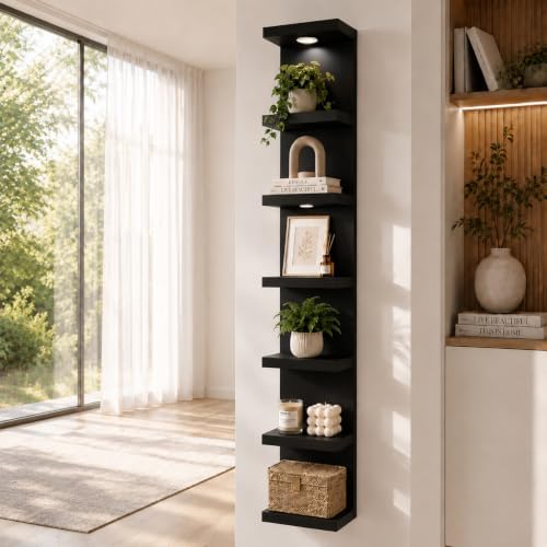 7 Tier Floating Wall Shelf by madeformodernhomes