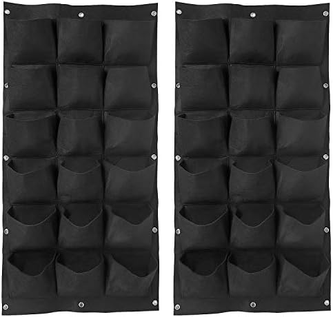 ZOENHOU 2 Pack Total 36 Roomy Pockets Vertical Garden Planter, Wall-Hanging by ZOENHOUDIRECT