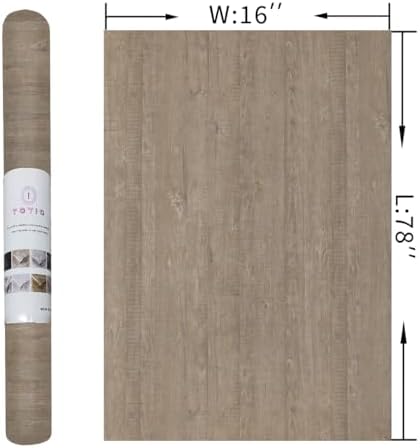 Light Grey Wood Grain Contact Paper Peel and Stick Gray Oak Textured - Image 7