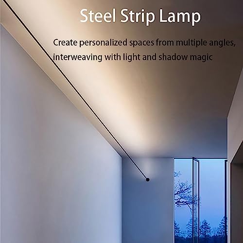LED Bar Light, 360° Adjustable Linear Sconce, 4000K Black 236Inch - Image 4