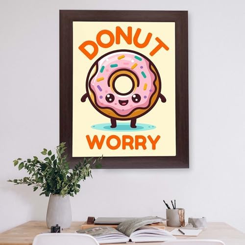 InkFlow Posters Donut Worry Canvas Poster - Image 5