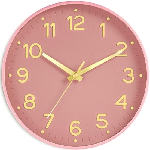Roymnie 14 Inch Wall Clock Battery Operated Silent Non Ticking Analog by Unknown