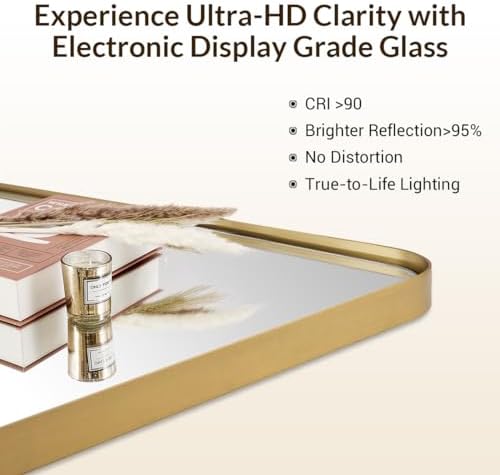 ANDY STAR Gold Bathroom Mirrors - Image 4