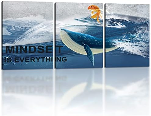 Inspirational Canvas Paintings 3 Panels Motivational Wall Art Inspirational by Yetaryy