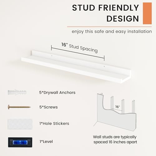 Picture Ledge Shelf, Floating Shelves - Image 5