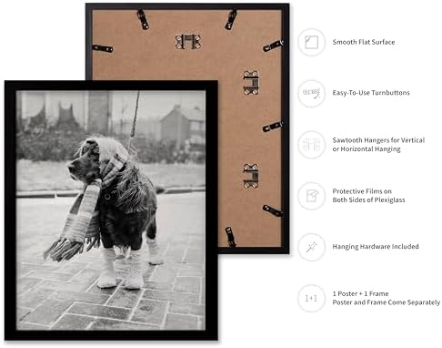 Poster Master Dog Dressed for Winter Print - Image 2