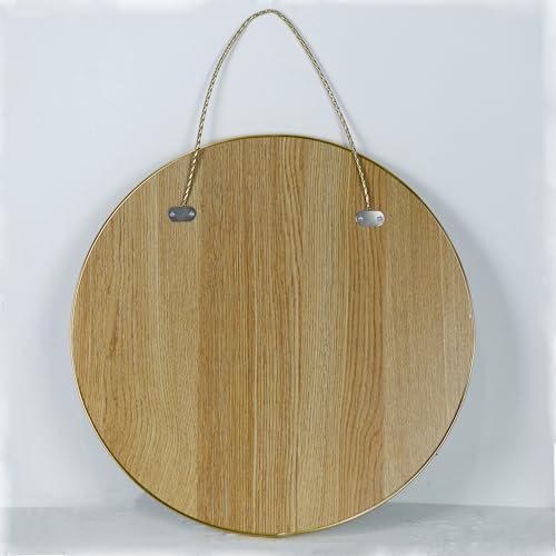 Funerom Gold Round Wall Mirror 15.4 Inches Circle Mirror Bathroom Mirrors - Image 6