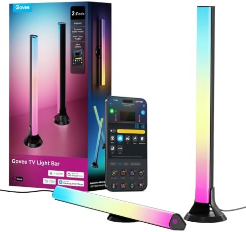 Govee Smart RGBWIC Light Bars, 15-Inch WiFi TV Backlight by Unknown