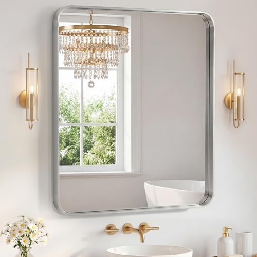 Sweetcrispy Bathroom Mirror 40x36 Inch, Vanity Mirror by Sweetcrispy