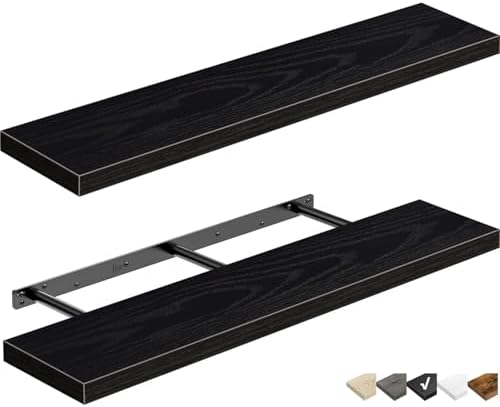 QEEIG Long Floating Shelves for Wall by QEEIG