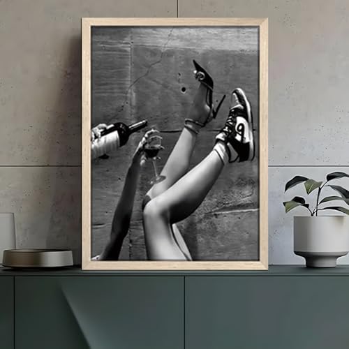 Trendy The New York Times Wall Art 12x16in Wood Framed, Retro Trendy Cocktail - Image 6