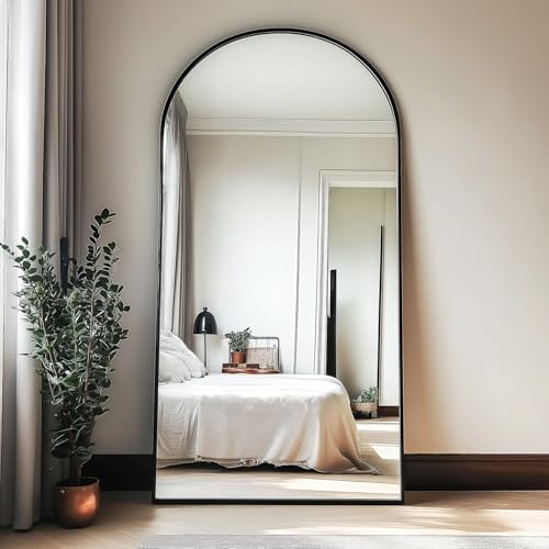 Full Length Mirror, Arched Wall Mounted Mirror, Large Full Body Mirror by TinyTimes