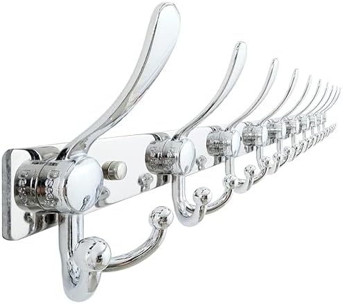 Dseap Coat Rack Wall Mount 37 Inch, Heavy Duty 12-Gauge Base vs Flimsy 1mm by Dseap
