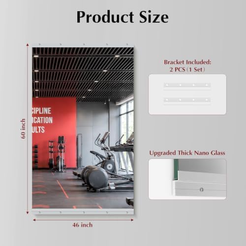 BEAUTYPEAK Home Gym Mirror - Image 2