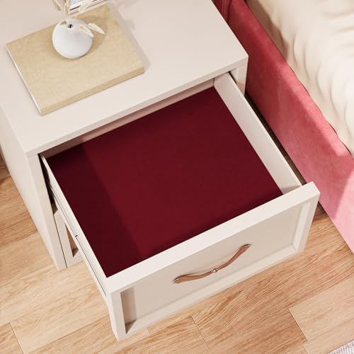 Dark Red Velvet Fabric Wallpaper Self Adhesive Velvet Drawer Liner - Image 6