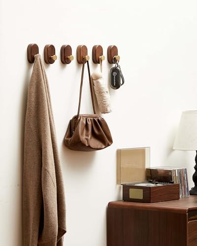 Wood Coat Hooks Wall Mount - Image 2