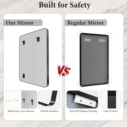 36 Inch Brushed Bathroom Mirrors - Image 6