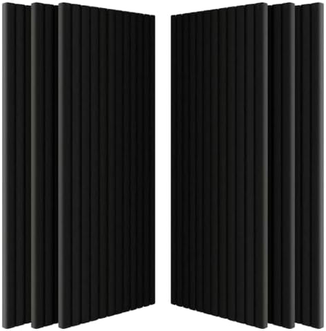 6 PCS Acoustic Panels, High Density Fireproof Noise Cancelling Foam Studio Foam by Unknown