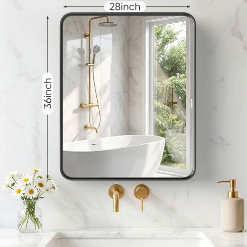 Sweetcrispy Bathroom Mirror 36x28 Inch, Vanity Mirror - Image 2
