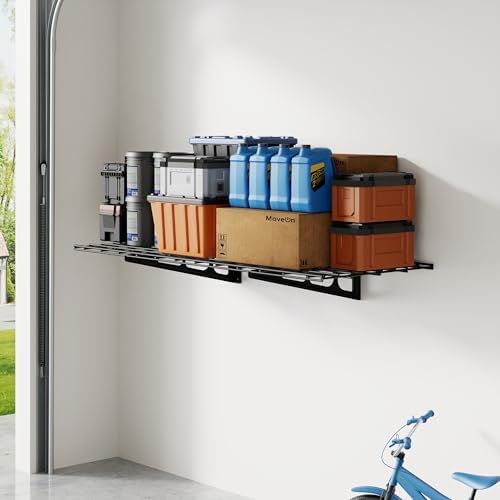 FLEXIMOUNTS 1-Pack 2x4ft Garage Shelving Wall-Mounted Storage Rack by FLEXIMOUNTS
