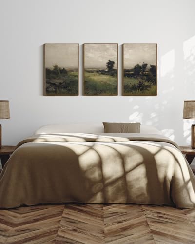InSimSea Oversized Vintage Landscape Art, Field Picture - Image 2