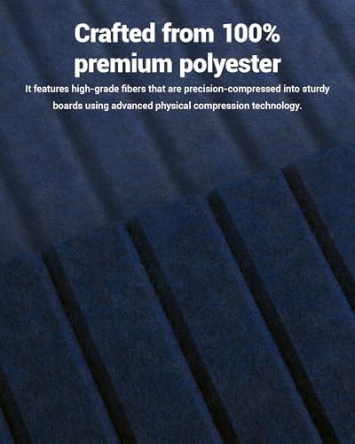 12 Pack Self-Adhesive Acoustic Wall Panels-Starry Blue - Image 5