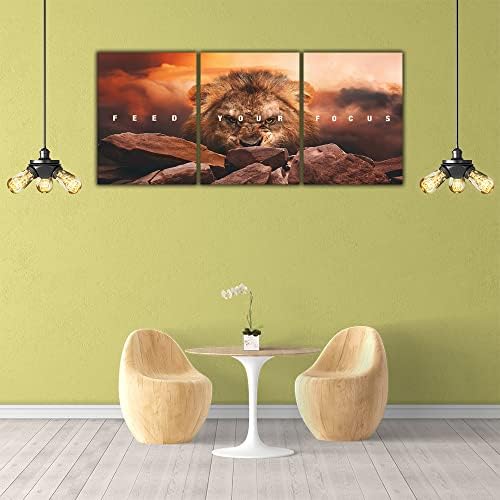 Inspirational Quotes Poster Framed Wall Art Motivational Canvas Painting Print - Image 4