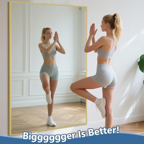 MirrMuse Large Mirror Full Length 72"X44", Oversized Floor Mirror - Image 6