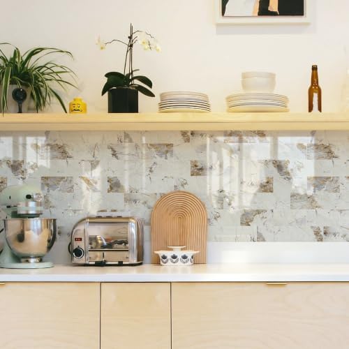 STICKGOO 10-Sheet Backsplash Peel and Stick Subway Tile - Image 2