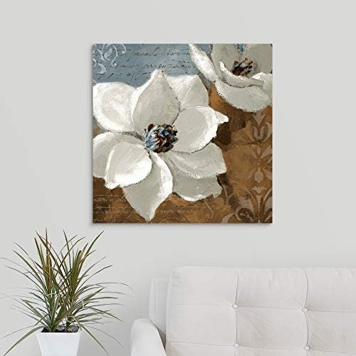 CANVAS ON DEMAND White Magnolias I Canvas Wall Art Print by Lanie Loreth - Image 3