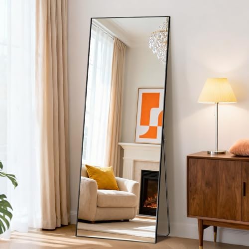 Full Length Floor Mirror 56"x15", Body Standing Mirror by Aidoly