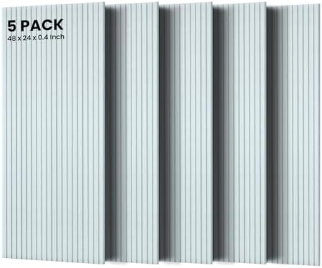TO-TH Sound Proof Panels High-Density Sound Absorbing Panel 5 Pack by TO-TH