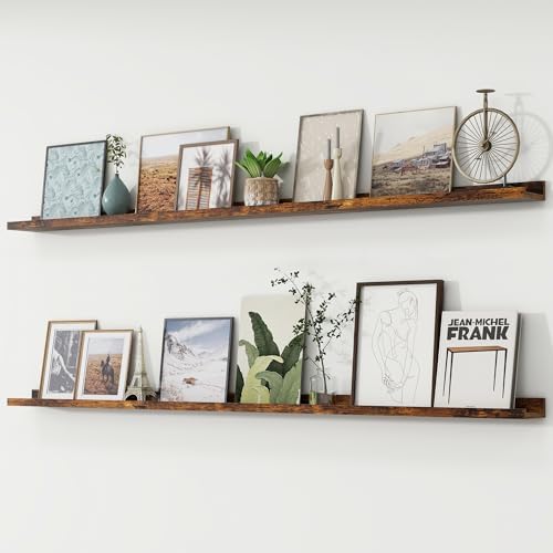Picture Ledge Shelf, Long Floating Shelves by FLYJOE