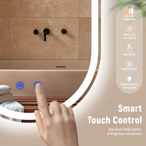 24"x32" LED Bathroom Mirrors - Image 5