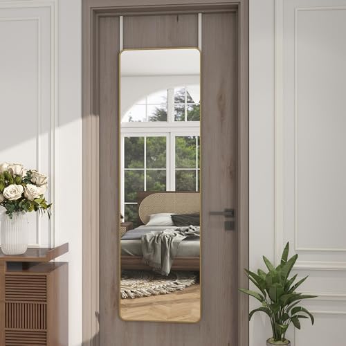 48"x 14" Full Length Door Mirror, Over the Door Mirror - Image 3